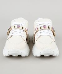 Tenis-Feminino-Oneself-Chunky-com-Pedras-e-Fivela-Bege-9943072-Bege_5 Tenis-Feminino-Oneself-Chunky-com-Pedras-e-Fivela-Bege-9943072-Bege_5