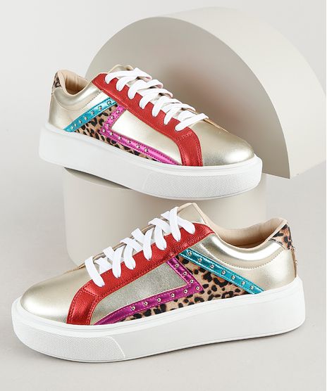Tenis-Feminino-Oneself-Metalizado-com-Recortes-Multicor-9943070-Multicor_1