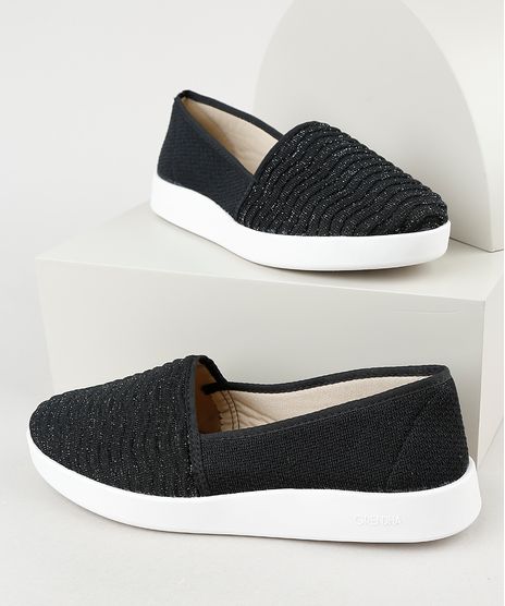 Tenis-Feminino-Grendha-Knit-com-Brilho-Preto-9941663-Preto_1