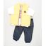 Conjunto-Infantil-de-Camiseta-Manga-Longa-Branca---Colete-Puffer-Amarelo---Calca-Jeans-Jogger-em-Moletom-Cinza-Mescla-Escuro-9842892-Cinza_Mescla_Escuro_1