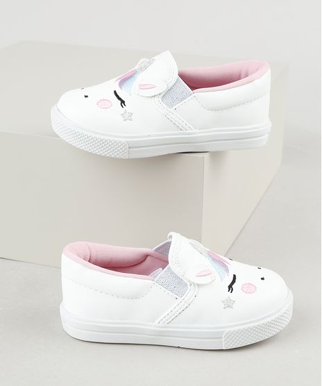 Tenis-Infantil-Slip-On-Baby-Club-Unicornio-Branco-9940901-Branco_1