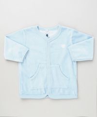 Cardigan-Infantil-em-Plush-com-Bolsos-Verde-Agua-9688484-Verde_Agua_1