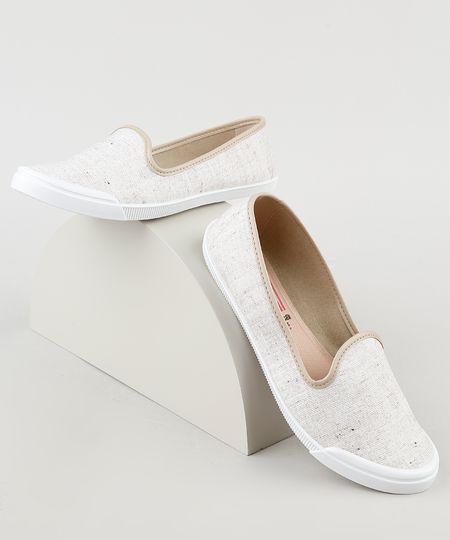 Slipper-Feminino-Moleca-em-Lona--Bege-9942352-Bege_1