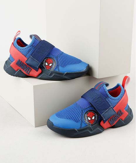 Tenis-Infantil-Grendene-Homem-Aranha-com-Velcro-Azul-9912245-Azul_1