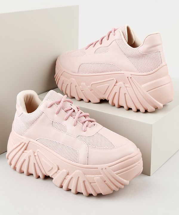Tênis Feminino Oneself Chunky Rosa 39