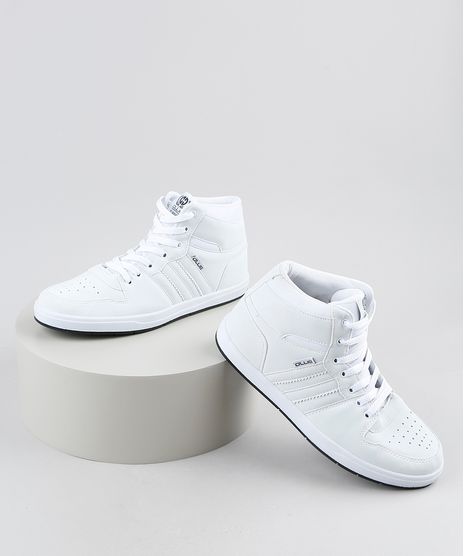 Tenis-Masculino-Ollie-Cano-Alto-com-Recortes-Branco-9924397-Branco_1