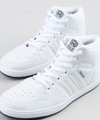Tenis-Masculino-Ollie-Cano-Alto-com-Recortes-Branco-9924397-Branco_3