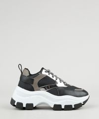 Tenis-Feminino-Oneself-Chunky-com-Recorte-Metalizado-Preto-9943073-Preto_2