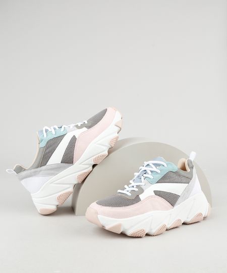 Tenis-Feminino-Oneself-Chunky-com-Recortes-em-Suede-Branco-9943082-Branco_1 Tenis-Feminino-Oneself-Chunky-com-Recortes-em-Suede-Branco-9943082-Branco_1