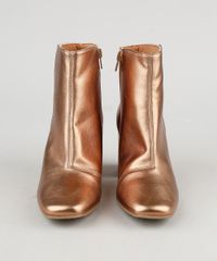 Bota-Feminina-Oneself-Cano-Curto-Salto-Medio-Bico-Quadrado-Metalizada-Dourada-9944708-Dourado_5