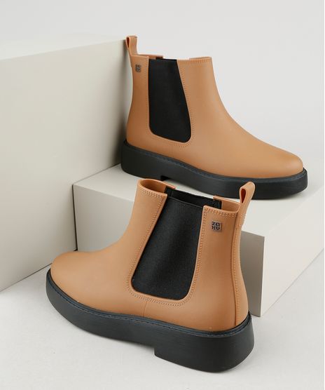 Bota-Feminina-Zaxy-Chelsea-Road---Bolsa-Personalizada-Caramelo-9941604-Caramelo_1