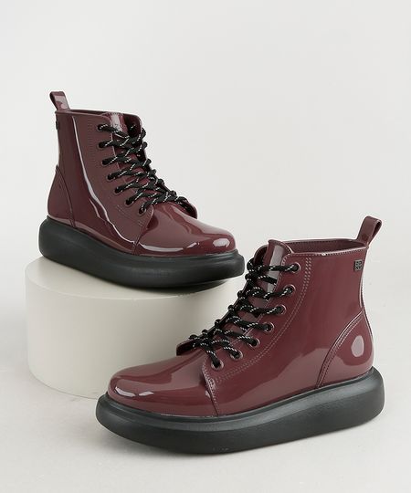 Bota-Coturno-Feminina-Zaxy-Trip-Vinho-9941613-Vinho_1