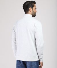 Jaqueta-Masculina-em-Moletom-com-Bolsos-Gola-Alta-Cinza-Mescla-Claro-9789896-Cinza_Mescla_Claro_2