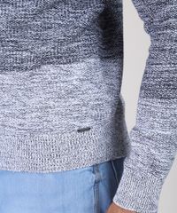 Sueter-Masculino-Degrade-Listrado-em-Trico-Gola-Careca--Cinza-Mescla-Escuro-9801196-Cinza_Mescla_Escuro_4 Sueter-Masculino-Degrade-Listrado-em-Trico-Gola-Careca--Cinza-Mescla-Escuro-9801196-Cinza_Mescla_Escuro_4