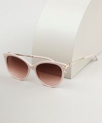 Oculos-de-Sol-Redondo-Feminino-Yessica-Bege-Claro-9946529-Bege_Claro_2