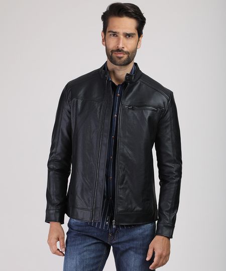 Jaqueta-Masculina-com-Micro-Furos-e--Bolso-Preta-9812232-Preto_1 Jaqueta-Masculina-com-Micro-Furos-e--Bolso-Preta-9812232-Preto_1