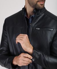 Jaqueta-Masculina-com-Micro-Furos-e--Bolso-Preta-9812232-Preto_4