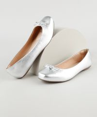 Sapatilha-Feminina-Via-Uno-Bico-Quadrado-Metalizada-com-Laco-Prateada-9946173-Prateada_1