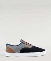 Tenis-Masculino-Ollie-em-Suede-com-Cadarco-Preto-9682618-Preto_2