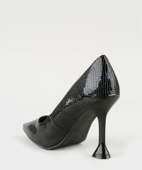 Scarpin-Feminino-Oneself-Bico-Fino-Salto-Taca-Texturizado-Cobra-Preto-9944706-Preto_4