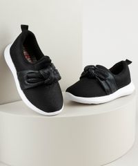 Tenis-Infantil-Molekinha-Knit-com-Laco-Preto-9941857-Preto_1