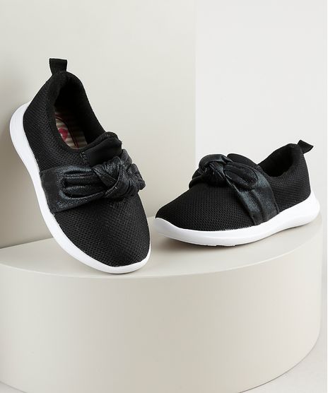 Tenis-Infantil-Molekinha-Knit-com-Laco-Preto-9941857-Preto_1