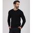 Sueter-Masculino-em-Trico-Texturizado-Gola-Careca-Preto-9821908-Preto_1