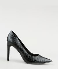 Scarpin-Feminino-Oneself-Bico-Fino-Salto-Alto-Texturizado-Croco-Preto-9942931-Preto_2