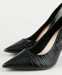 Scarpin-Feminino-Oneself-Bico-Fino-Salto-Alto-Texturizado-Croco-Preto-9942931-Preto_3