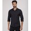 Camisa-Masculina-Slim-Estampada-Mini-Print-Manga-Longa-Preta-9817471-Preto_1