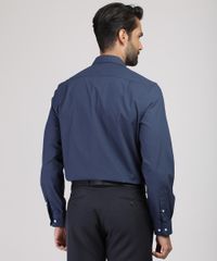 Camisa-Social-Masculina-Comfort-Estampada-Mini-Print-com-Bolso-Manga-Longa-Azul-Marinho-9831776-Azul_Marinho_2