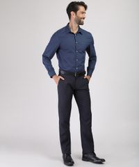Camisa-Social-Masculina-Comfort-Estampada-Mini-Print-com-Bolso-Manga-Longa-Azul-Marinho-9831776-Azul_Marinho_3