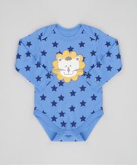 Body-Estampado--Leaozinho--em-Algodao---Sustentavel-Azul-8499585-Azul_1