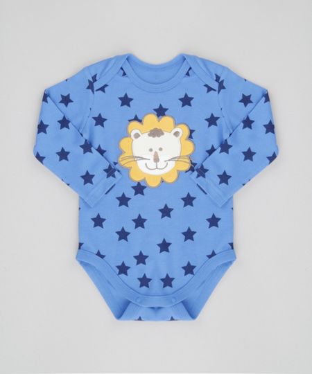 Body-Estampado--Leaozinho--em-Algodao---Sustentavel-Azul-8499585-Azul_1 Body-Estampado--Leaozinho--em-Algodao---Sustentavel-Azul-8499585-Azul_1