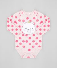 Body-Estampado--Ursinha--em-Algodao---Sustentavel-Rosa-Claro-8499537-Rosa_Claro_1