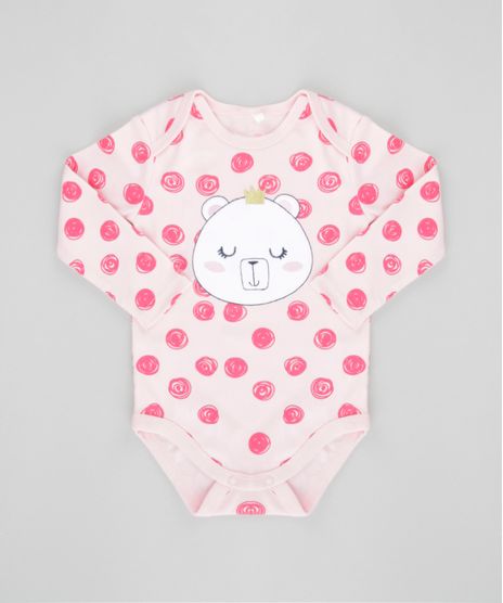 Body-Estampado--Ursinha--em-Algodao---Sustentavel-Rosa-Claro-8499537-Rosa_Claro_1