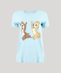 T-Shirt-Feminina-Mindset-Tico-e-Teco-Manga-Curta-Decote-Redondo-Azul-Claro-9946730-Azul_Claro_1