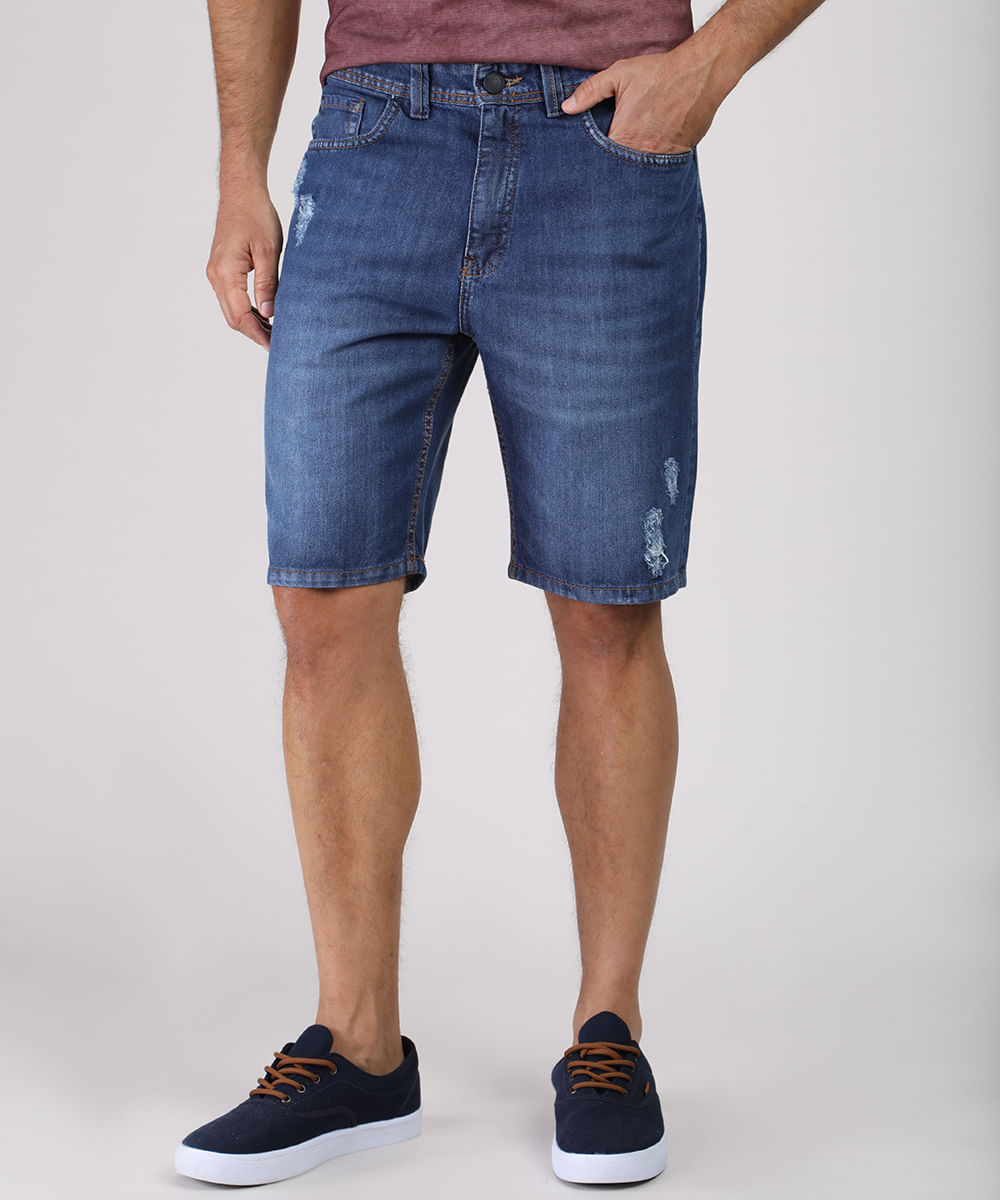 bermuda jeans masculina xxl