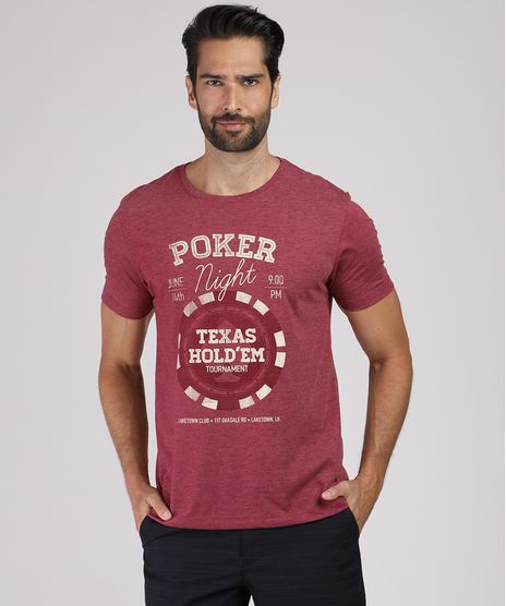 Camiseta-Masculina--Poker-Night--Manga-Curta-Gola-Careca-Vinho-9447387-Vinho_1