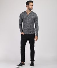 Sueter-Masculino-em-Trico-Gola-Portuguesa-Cinza-Mescla-Escuro-9782361-Cinza_Mescla_Escuro_3