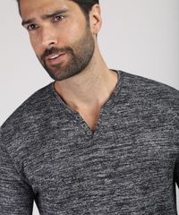 Sueter-Masculino-em-Trico-Gola-Portuguesa-Cinza-Mescla-Escuro-9782361-Cinza_Mescla_Escuro_4 Sueter-Masculino-em-Trico-Gola-Portuguesa-Cinza-Mescla-Escuro-9782361-Cinza_Mescla_Escuro_4