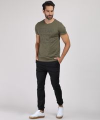 Camiseta-Masculina--Clear-Your-Mind--Manga-Curta-Gola-Careca-Verde-Militar-9888455-Verde_Militar_3