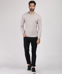Sueter-Masculino-em-Trico-Gola-Careca-Kaki-9780961-Kaki_3