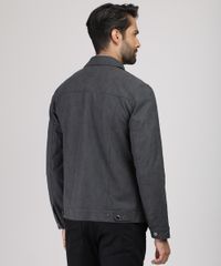 Jaqueta-Masculina-Slim-com-Bolsos-Chumbo-9783165-Chumbo_2