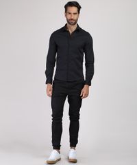 Camisa-Masculina-Super-Slim-Manga-Longa-Preta-9663547-Preto_3
