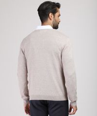 Sueter-Masculino-em-Trico-Gola-V-Kaki-9784342-Kaki_2