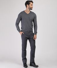 Calca-Social-Masculina-Reta-Alfaiatada-Cinza-Mescla-Escuro-9655463-Cinza_Mescla_Escuro_3