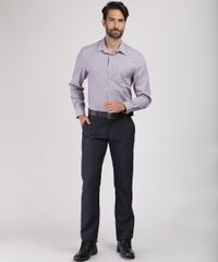 Camisa-Masculina-Comfort-Estampada-Xadrez-Manga-Longa-com-Bolso-Vinho-9831770-Vinho_3