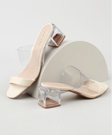 Tamanco-Feminino-Oneself-Salto-Quadrado-Transparente-Bege-Claro-9945207-Bege_Claro_1