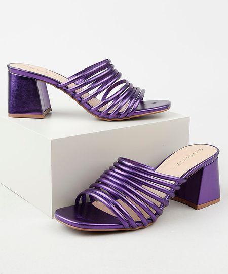 Tamanco-Feminino-Oneself-Metalizado-Salto-Medio-Roxo-9945490-Roxo_1